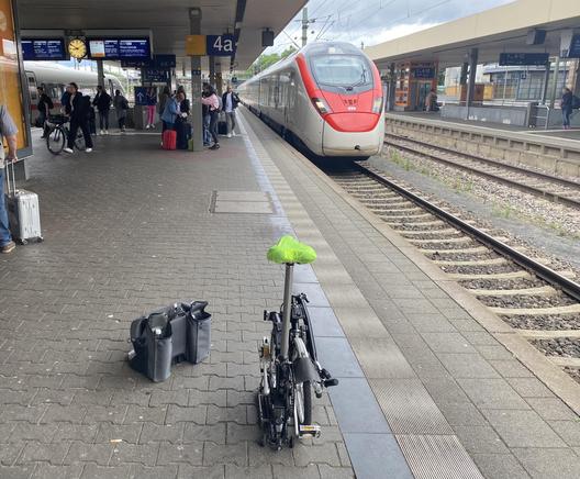 The ECE to Milano Centrale arriving in Mannheim