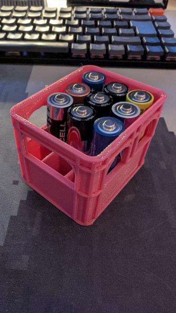 Eine Bierkiste für Batterien