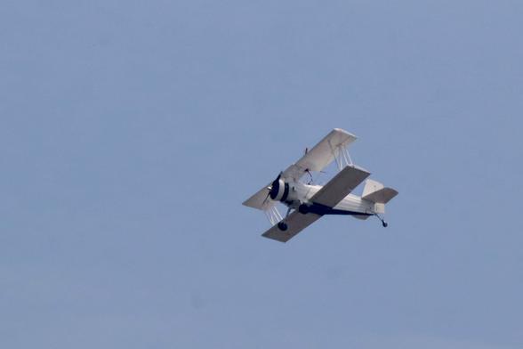 A really old bi-plane.