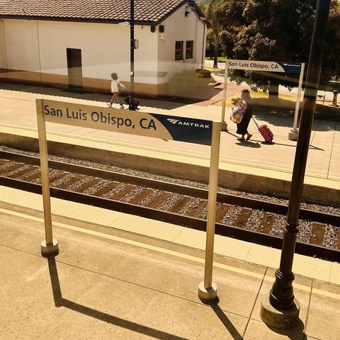 A photo of San Luis Obispo station