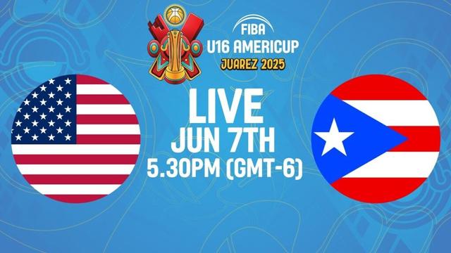 LIVE - USA v Puerto Rico | FIBA U16 AmeriCup 2025 | Semi-Finals
