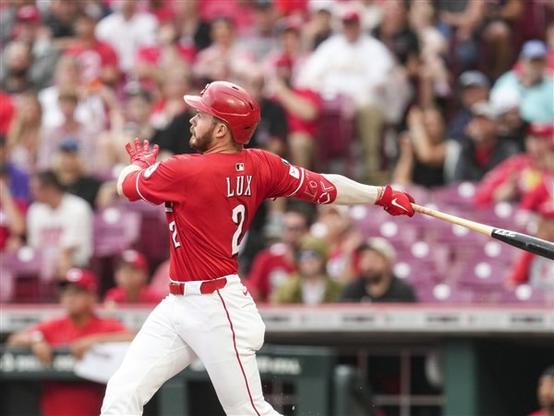 Lux hits a grand slam, Reds rout Diamondbacks 13-1