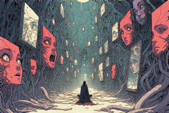 The Echo Chamber from The Hacker's Tarot