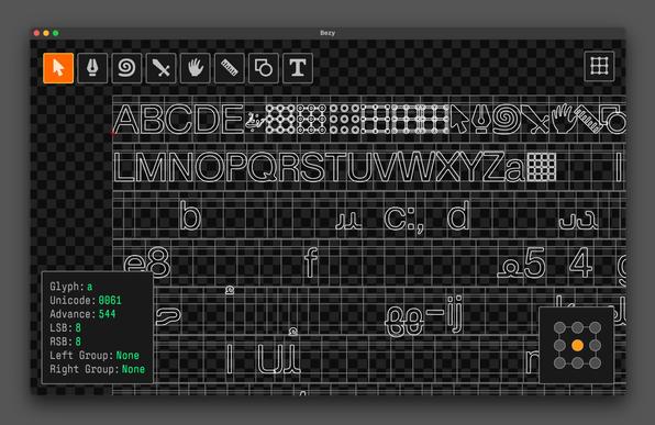 Bezy screenshot