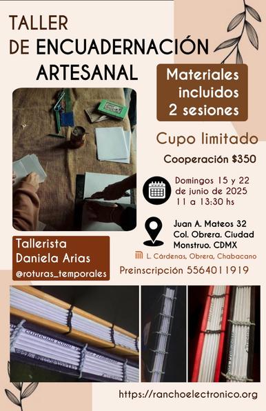 Taller de encuadernación artesanal (Sesión 1)