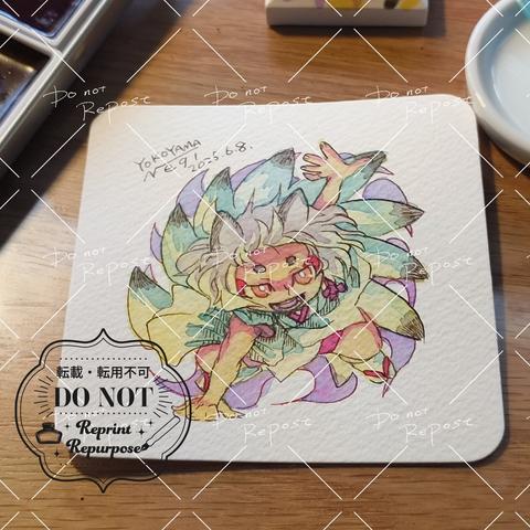 イラストが完成したところ。