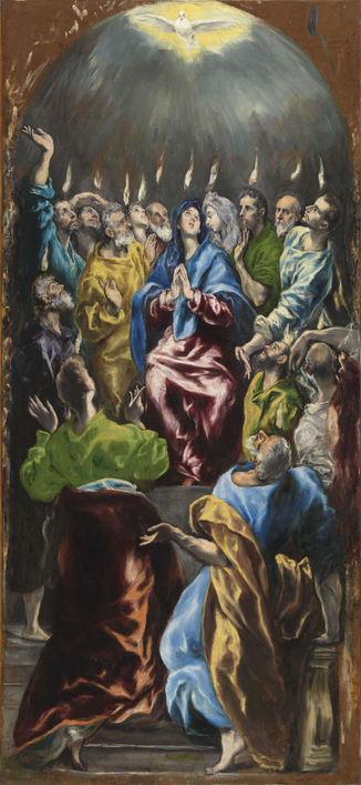 Pentecostes, El Greco