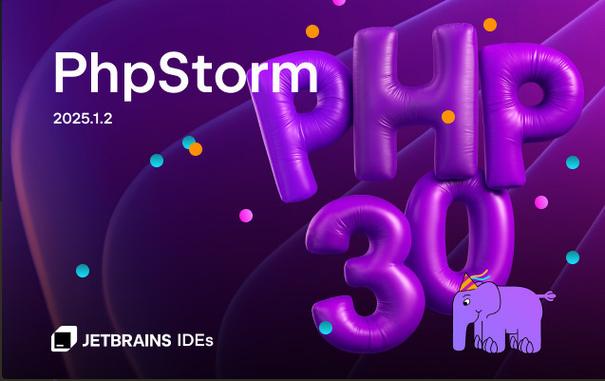 The PHPStorm flash screen