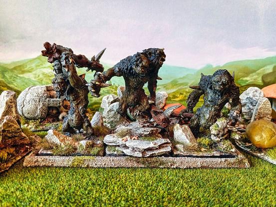 Some really disgusting subjects. 28mm fantasy miniatures.