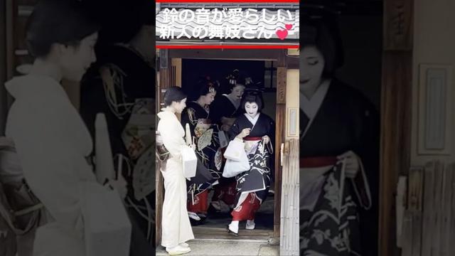 #祇園甲部の舞妓さん #八朔挨拶回り #京都の舞妓さん #京都の芸舞妓さん #京都観光 #京都旅行 #kyoto travel  #Japan #shorts #maiko #asiantravel