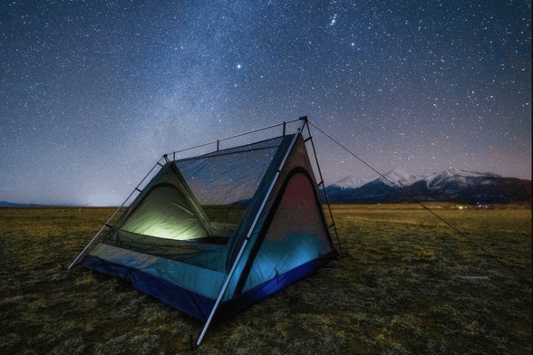Sky View, tenda per astrofili che fa dormire davvero sotto le stelle