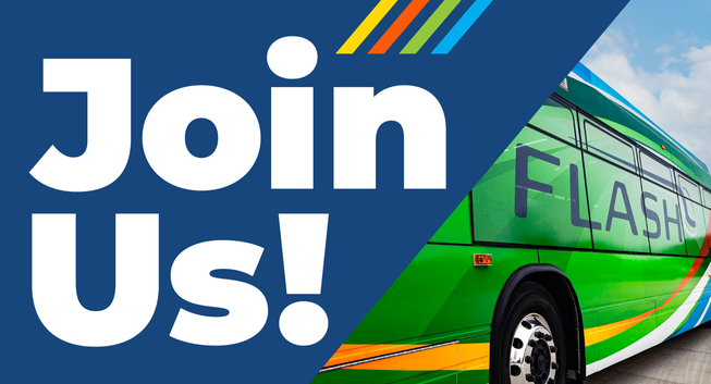 join us with an image of a flash bus