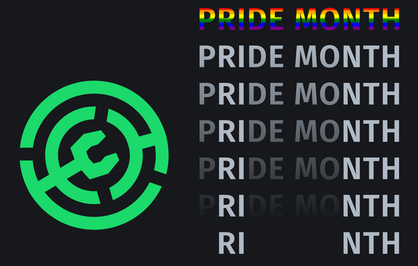 A meme where "Pride Month" slowly loses letters until it spells out "RI NTH"