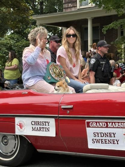 Just saw Sydney at the boxing hall of fame parade!
