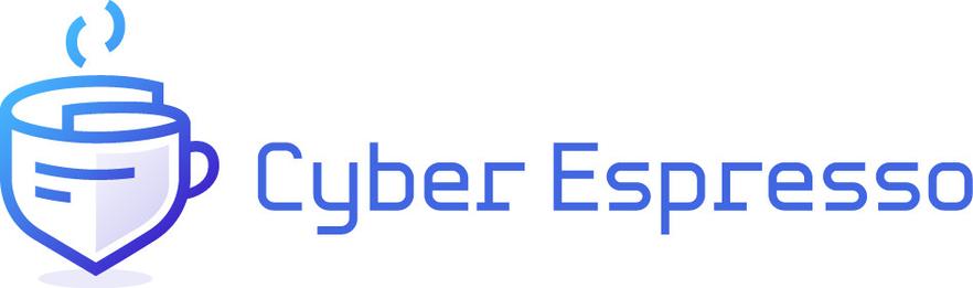 Logo for the Cyber Espresso, light background.