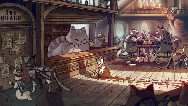 Adventurer's Guild by Neytirix