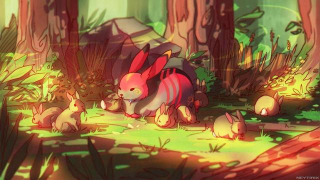 Bunny Butts by Neytirix