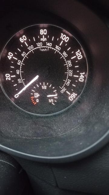 A car speedometer with a top speed of 160mph in a country where the maximum speed is 70 mph