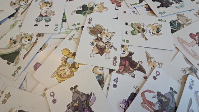 A collection of cards from Clash of Corgis
