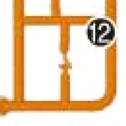A zoomed in and cropped screenshot of the instructions for RG Gundam Epyon showing the A12 piece