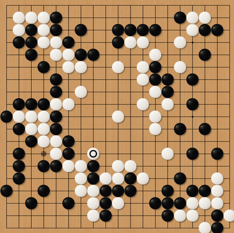 A screenshot of an online go game, black wins by resignation