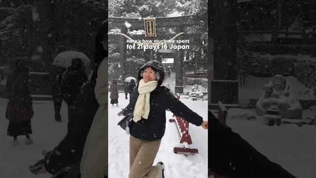 Japan travel expenses breakdown for 21 days! #japantips #japantravel #traveltips #travelexpenses