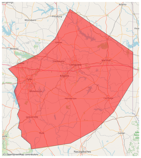 Severe Thunderstorm Warning -  - NWS Shreveport LA