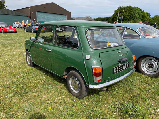 Happy #MiniMonday with this #ClassicMini 1000. We manufacture and supply engine bay stickers for these and other Classic Minis - http://miniphernalia.co.uk