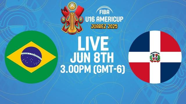 Classification 5-6 | Brazil v Dominican Republic | Full Basketball Game | FIBA U16 AmeriCup 2025