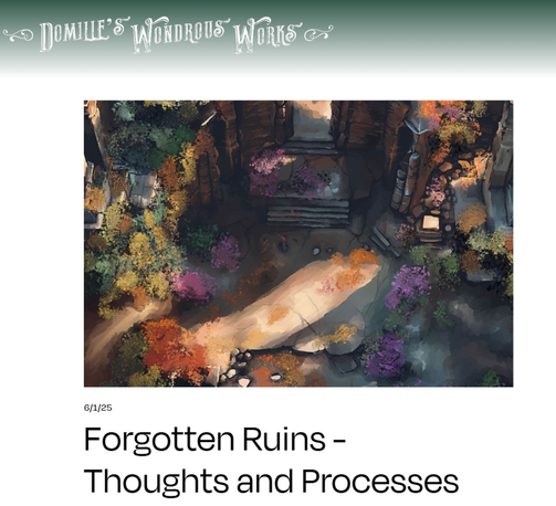 A screenshot of my blog.