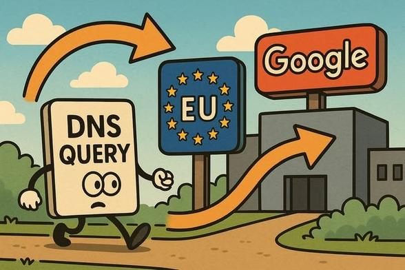 DNS choosing between EU and Google