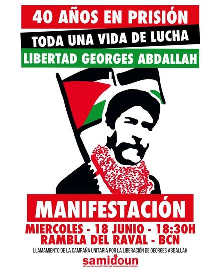 Manifestación para Georges Abdallah