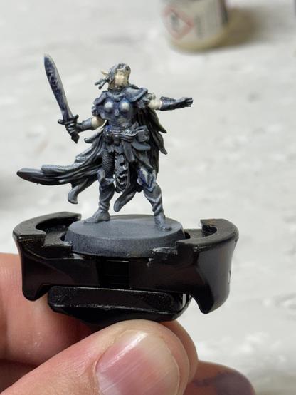 For the middle tones I added grey. Also some skin color was added at the beginning.