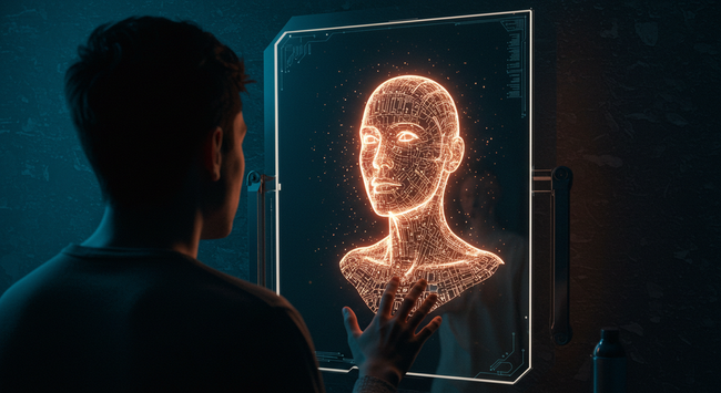 AI reflecting back humanity.
