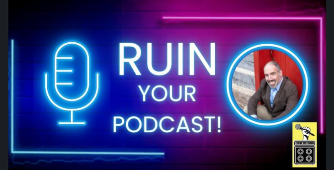 Ruin your podcast album art