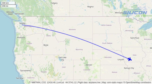 N887WM since Mon Jun 09 2025 15:12:41 GMT+0000 (Coordinated Universal Time)