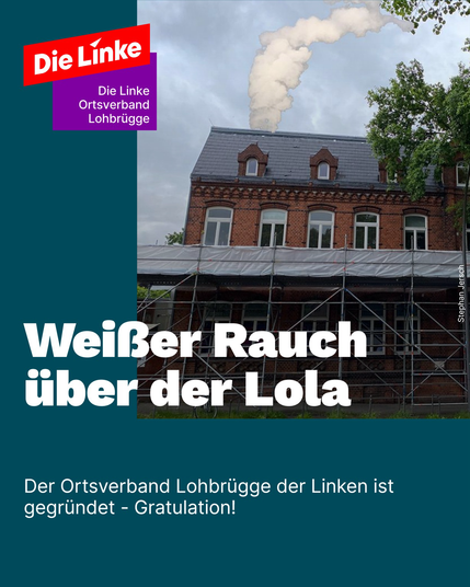 Frontalaufnahme der Lola, in der am Freitag unser Ortsverband gegründet wurde.
