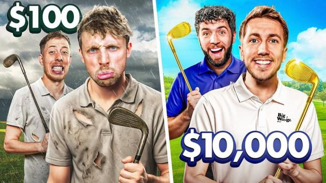 BIG WEDGE $100 VS $10,000 GOLF CLUBS!