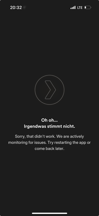 Kryptische Fehlermeldung von Plex