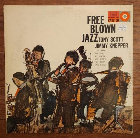 Free Blown Jazz by Tony Scott and Jimmy Knepper LP cover