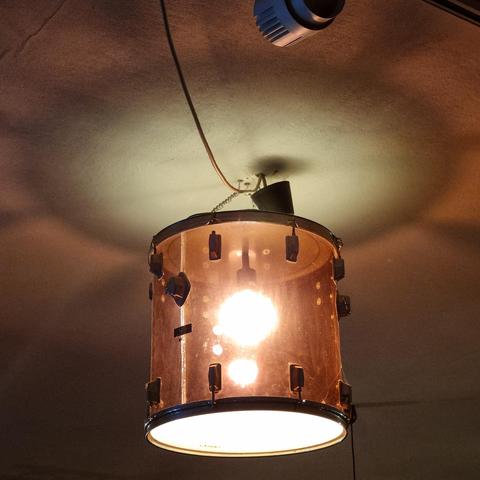 Trommel als Lampe