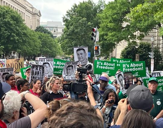 Group rallying for David Huerta's release
