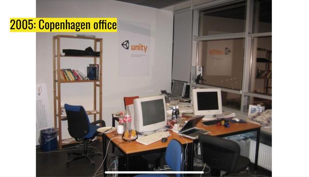 Unity Copenhagen office in 2005