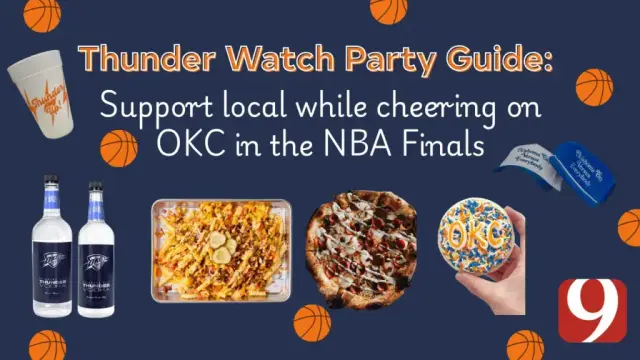 Support local while cheering on OKC in the NBA Finals