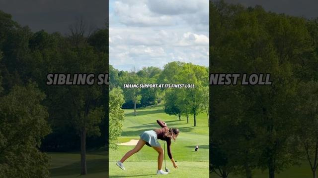 Just sibling things #golf #golfcourse #golfing #golfer #girlsgolf #golfgirls #golfswing #golftips
