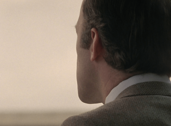 ChatGPT describes the image as "The image depicts a man in a suit, seen from behind, gazing into a vast, muted landscape. His hair is neatly styled, and the neutral colors of his attire contrast with the soft, hazy background, suggesting a contemplative or somber mood. The scene appears to be set outdoors, possibly near a body of water or an open field, with an overcast sky that enhances the subdued atmosphere. The composition focuses on the man's profile, emphasizing introspection, as he looks away from the camera. The overall tone elicits themes of reflection, solitude, or anticipation within a quiet, somber setting."

BotOfDarkness, version 2.0.23.