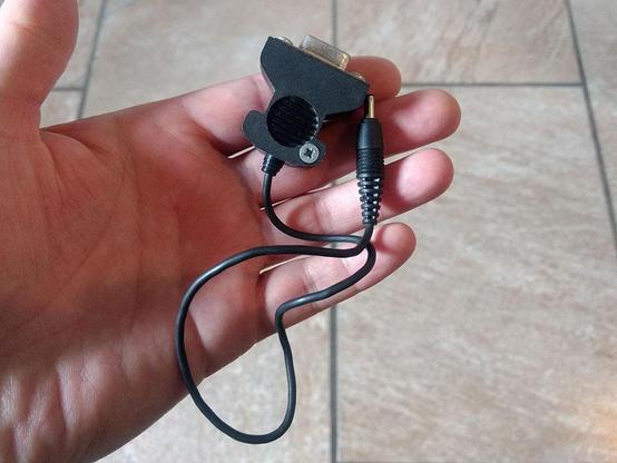 home-made 3W3-to-VGA adapter