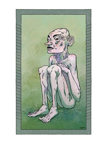 Illustration of a white giant