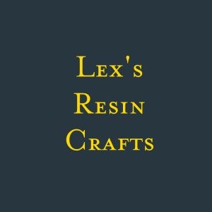 Image shows the logo for Lex's Resin Crafts