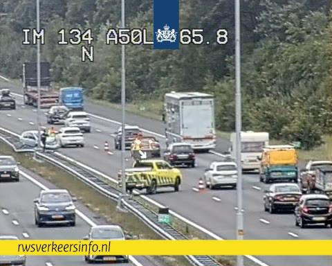 Ongeval op de A50